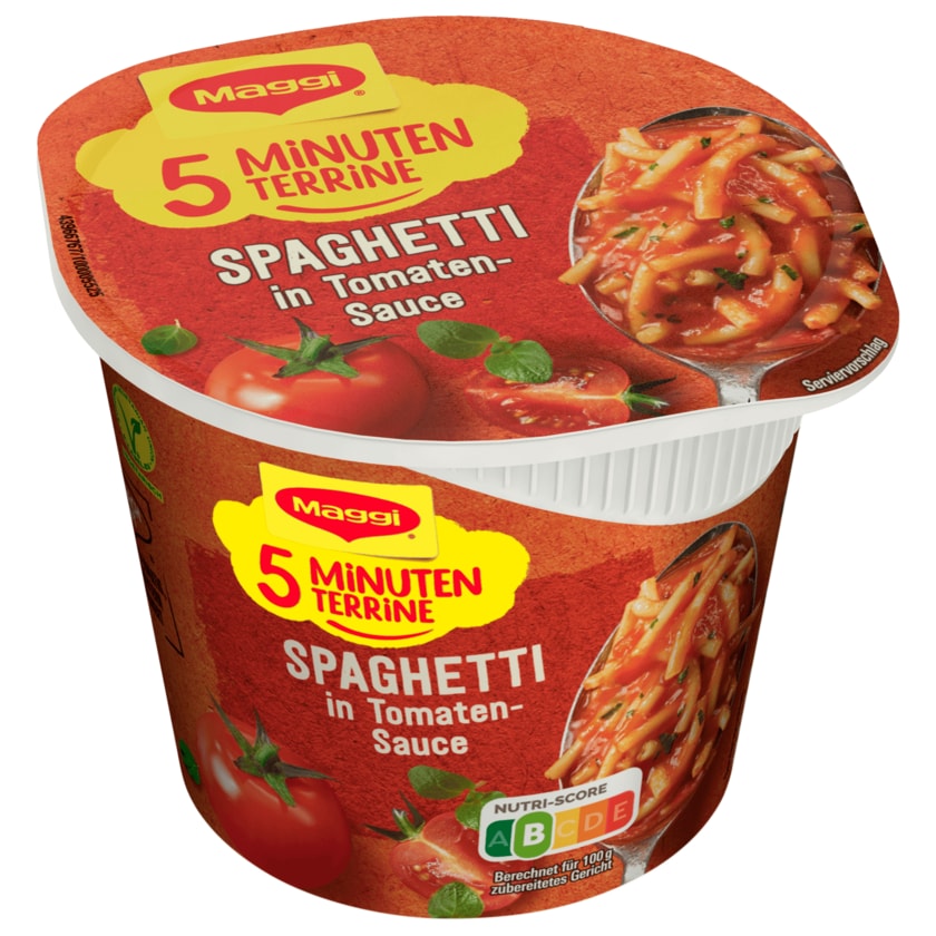 Maggi 5 Minuten Terrine Spaghetti in Tomaten-Sauce 60g